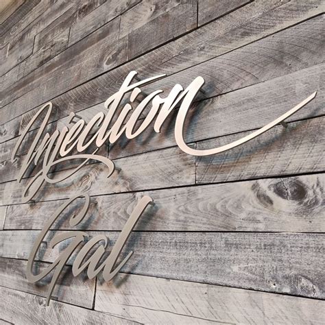 custom made metal signage